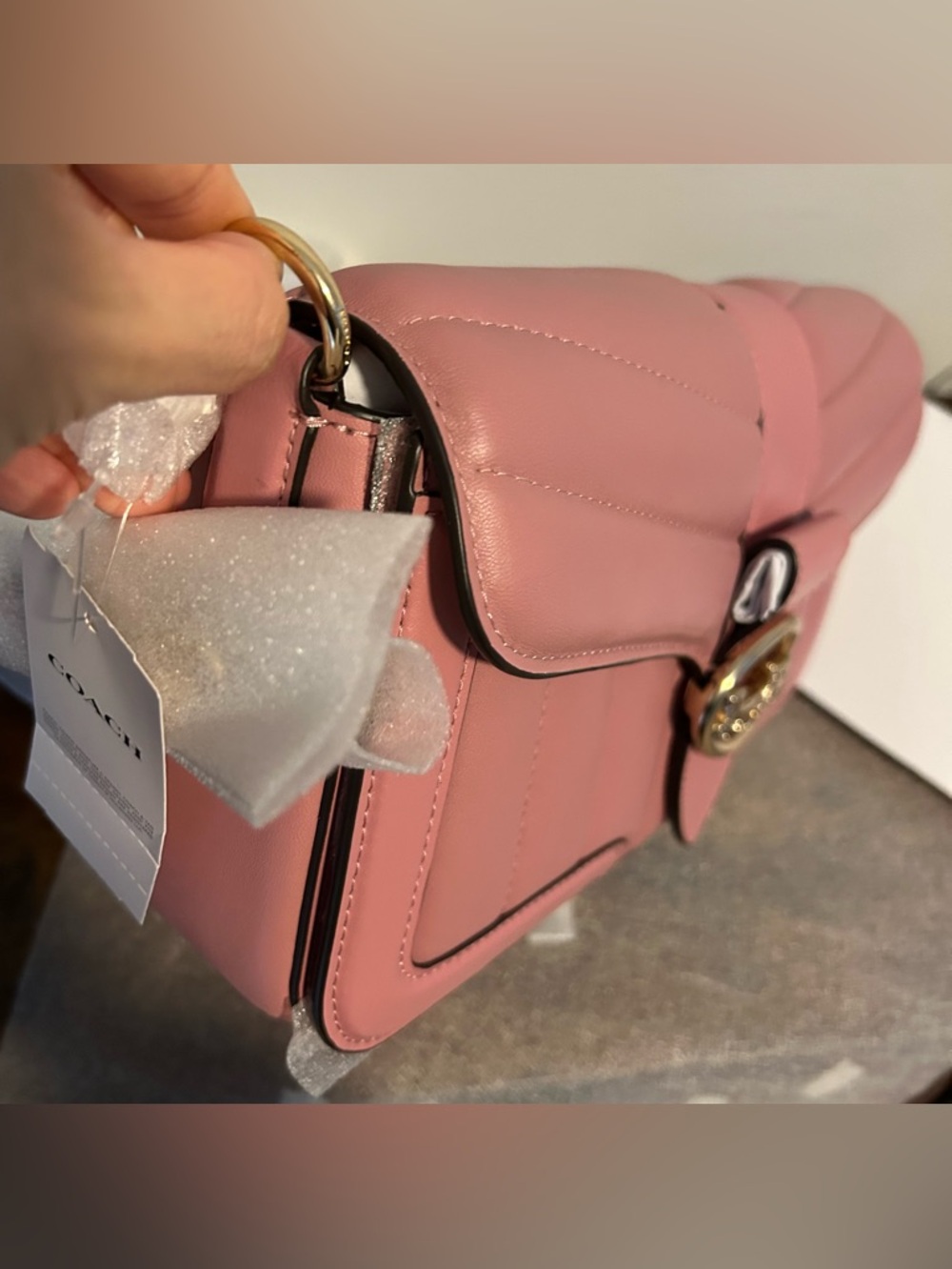 Coach Georgie Shoulder Bag With Puffy Quilting - Picture 4 of 10